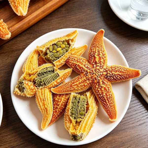 Fresh-Frozen Golden Stuffed Sea Stars