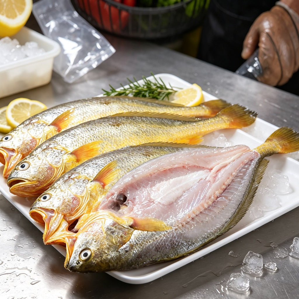 Fresh Golden Yellow Croaker Whole Fish