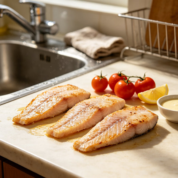 Premium Pan-Seared White Fish Fillets