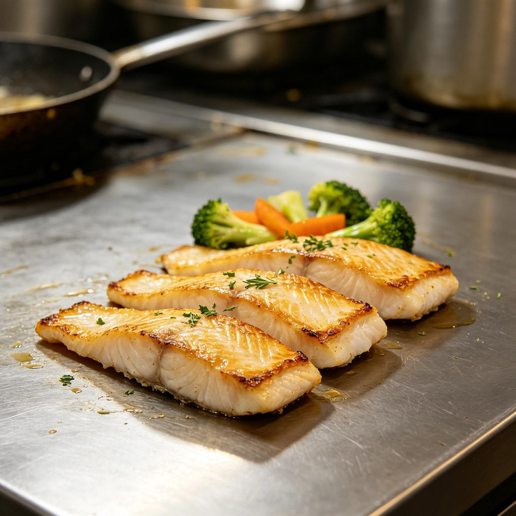 Premium Pan-Seared White Fish Fillets