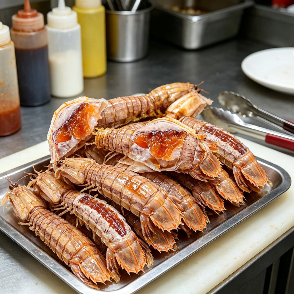 Mantis Shrimp And Prawns With Roe