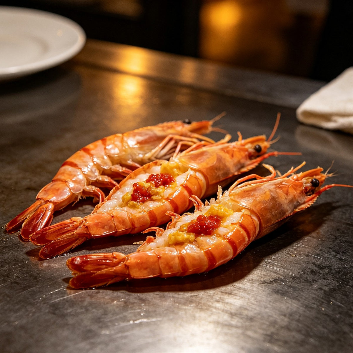 Mantis Shrimp And Prawns With Roe